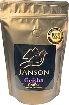 Amazon.com : PTY Janson Geisha Coffee Panama, Ground 200
